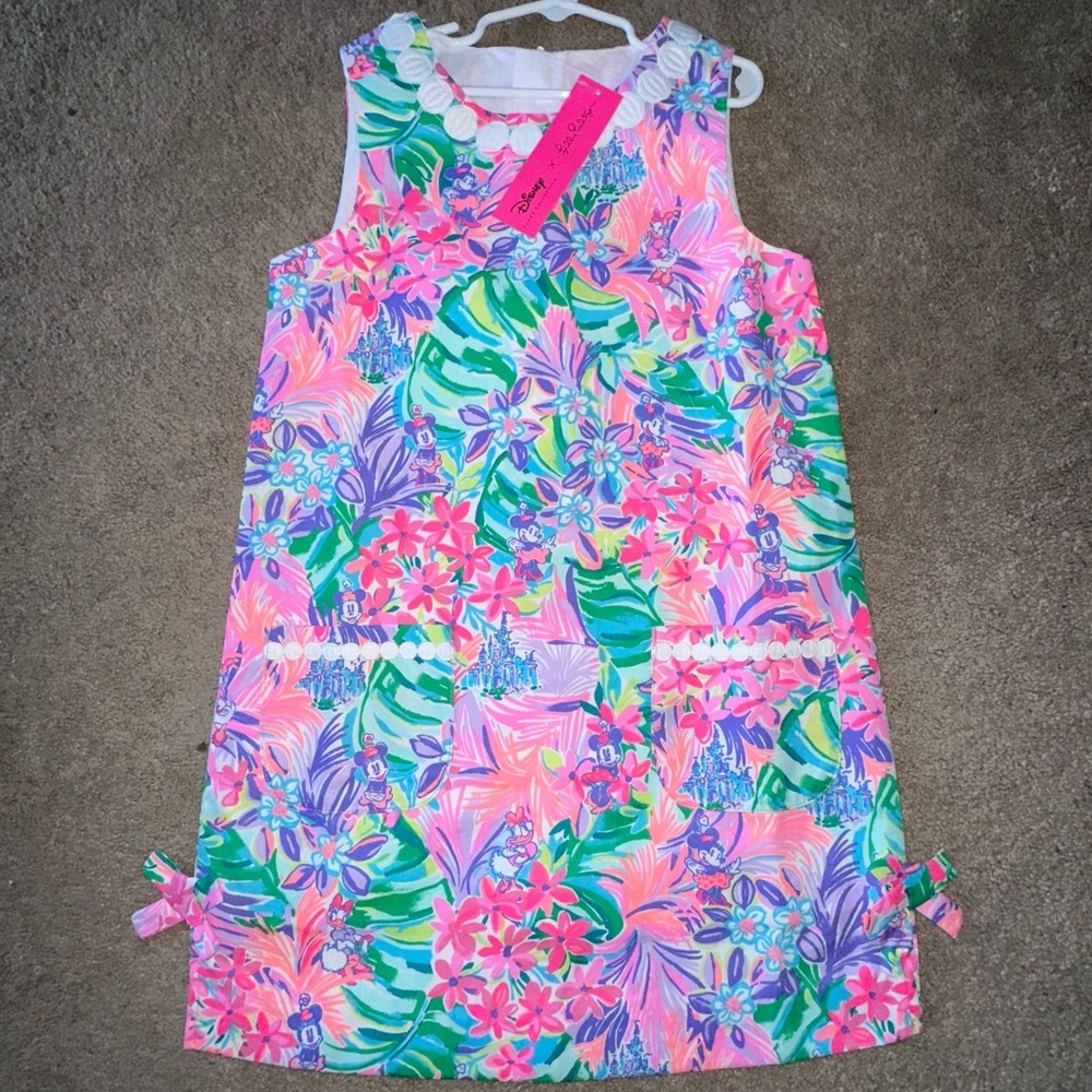 Disney x Lilly Pulitzer Minnie Daisy Dreamin Girls Dress Size 10 NWT - Picture 6 of 16